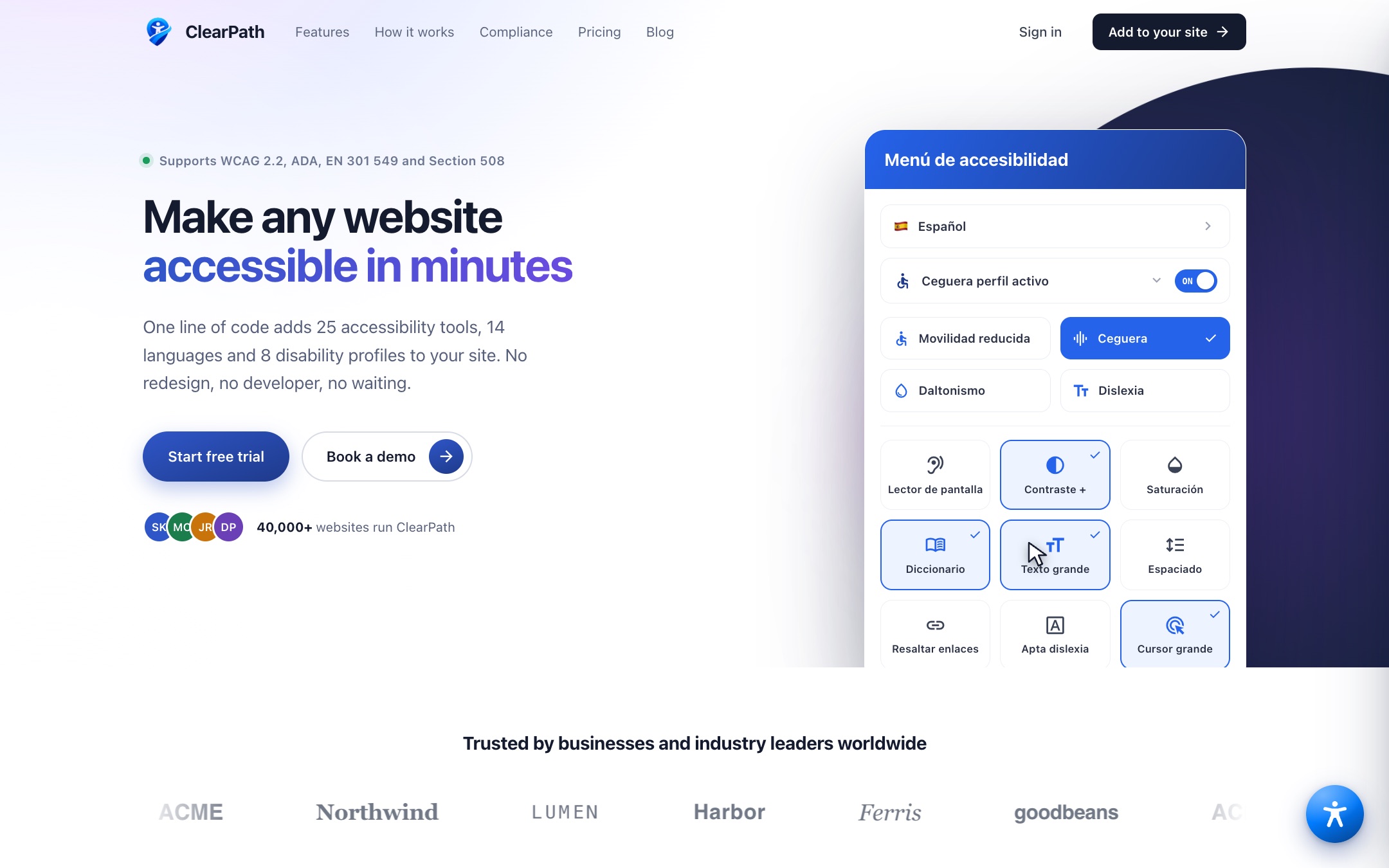 ClearPath: Web Accessibility SaaS
