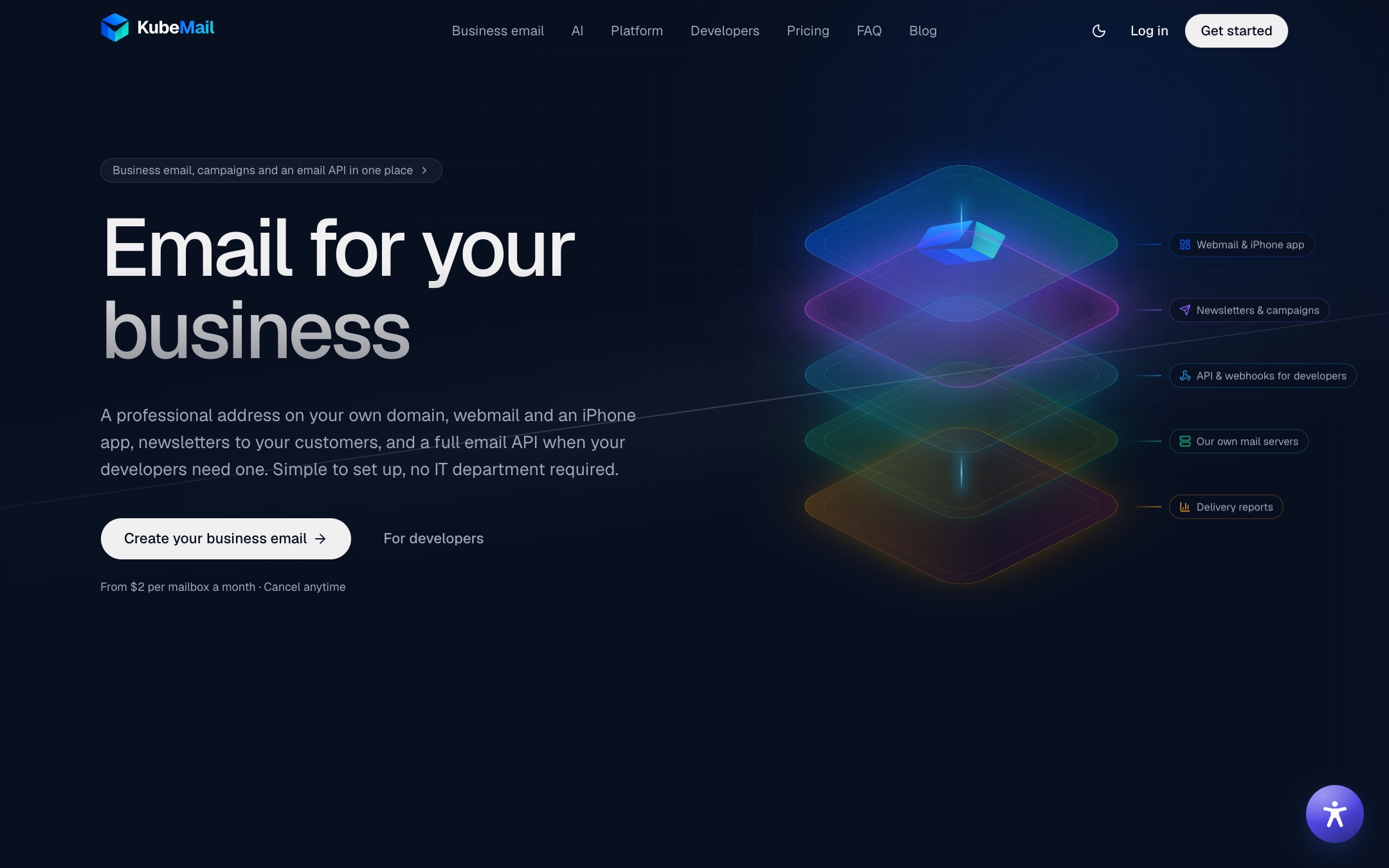 KubeMail: Business Email Platform